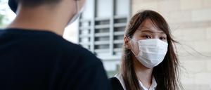 Wurde am Montag in Hongkong festgenommen: Aktivistin Agnes Chow (Archivbild).