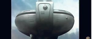 Und das im Nachmittags-TV. In diesem Gefährt jagen Außerirdische in der britischen Serie „Die dreibeinigen Herrscher“ Kinder. Das ZDF zeigte das 1986 erstmals. 