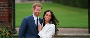 Damals noch in London - jetzt in Santa Barbara: Prinz Harry und Meghan Markle (Archivbild)
