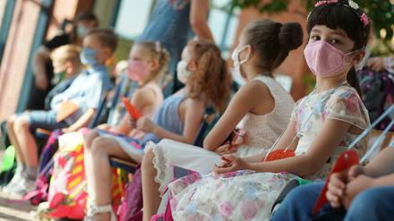 36.800 Berliner Kinder wurden am Sonnabend eingeschult.