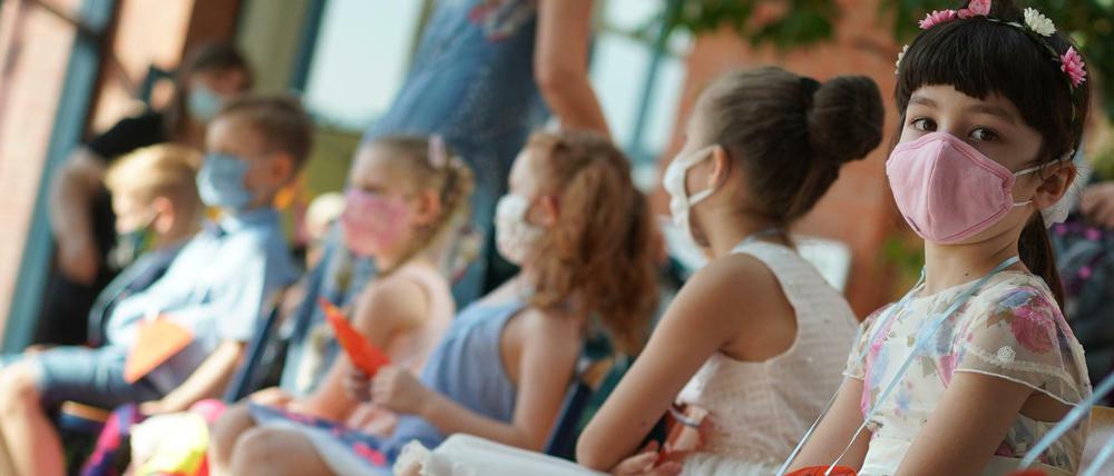 36.800 Berliner Kinder wurden am Sonnabend eingeschult.