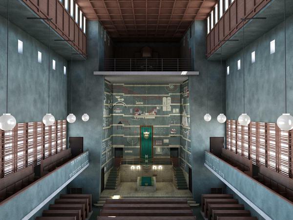 Die Synagoge Plauen wurde 1938 in der Pogromnacht zerstört. Die Schau erlaubt einen Blick per Virtual Reality.