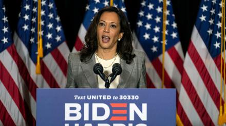 Kamala Harris ist Vize-Präsidentschaftsbewerberin der Demokraten.