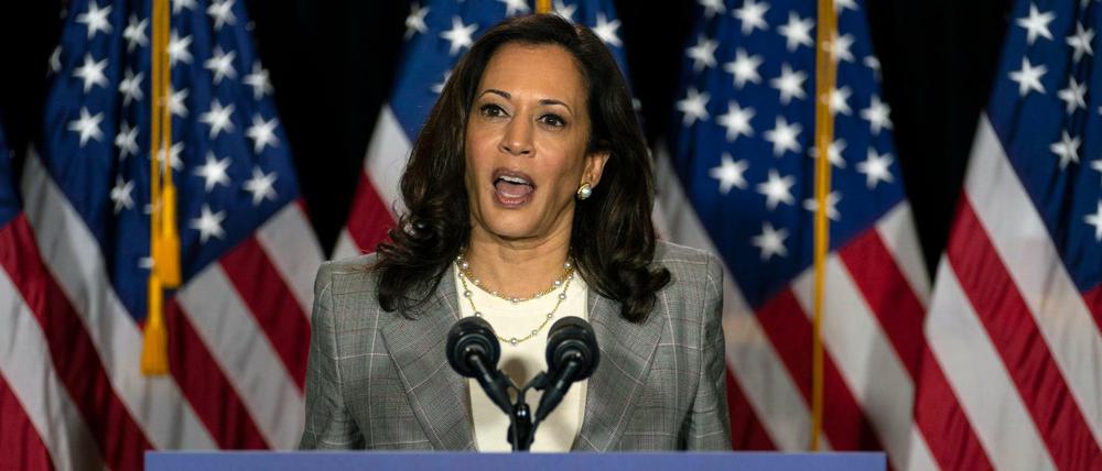 Kamala Harris ist Vize-Präsidentschaftsbewerberin der Demokraten.