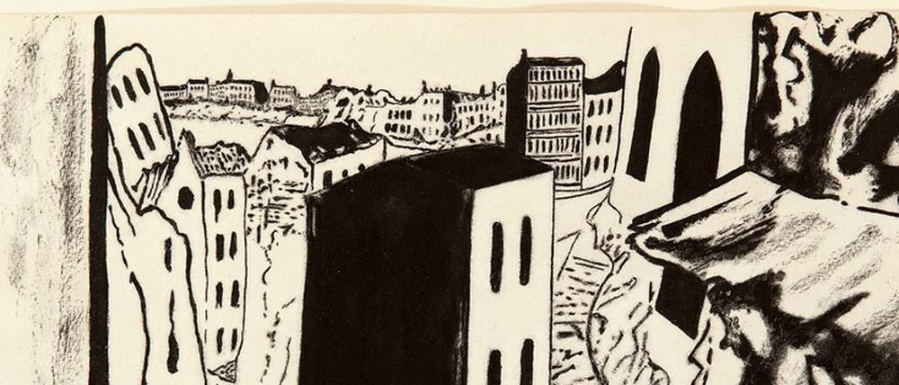 Wunden des Krieges. Werner Heldts Tuschezeichnung „Trümmer“ von 1947. 
