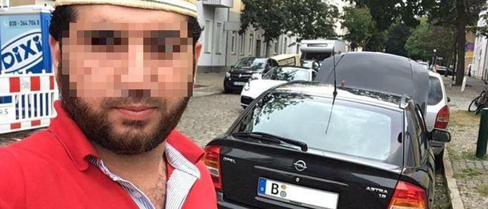 Dieses Bild postete Sarmad A. auf Facebook. Mit diesem Auto rammte er später mehrere Motorradfahrer auf der A100.