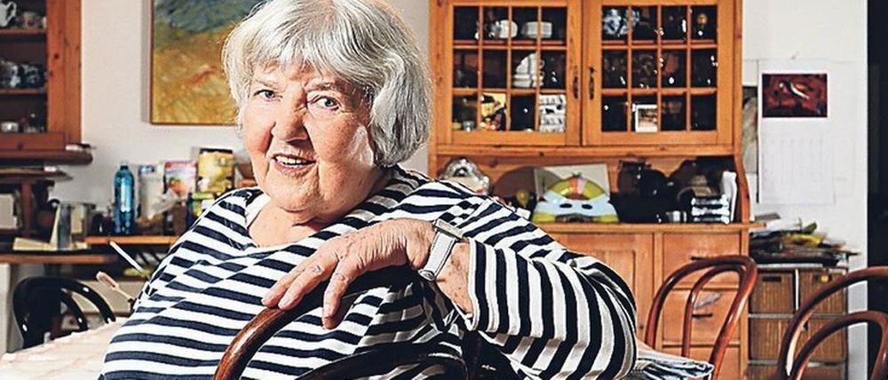 Susanne Riée in ihrer Wohnung an der Potsdamer Straße.