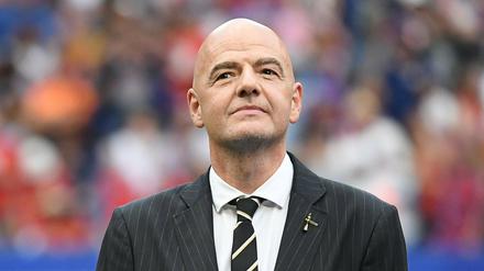 Der Präsident der FIFA Gianni Infantino. 