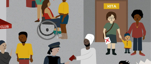 Werbeplakat des Register Reinickendorfs.