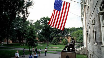  Einige Republikaner wollen chinesische Studenten von MINT-Fächern an US-Universitäten, hier die Universität Harvard, ausschließen. 