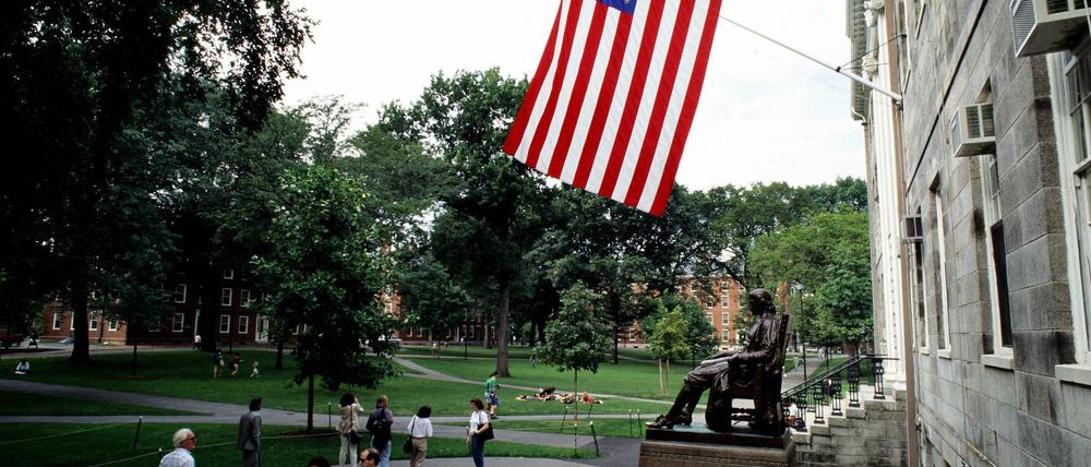  Einige Republikaner wollen chinesische Studenten von MINT-Fächern an US-Universitäten, hier die Universität Harvard, ausschließen. 