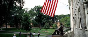  Einige Republikaner wollen chinesische Studenten von MINT-Fächern an US-Universitäten, hier die Universität Harvard, ausschließen. 