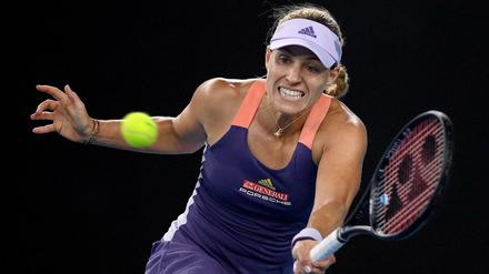 New York, ich komme: Angelique Kerber in Aktion bei den Australian Open dieses Jahres.