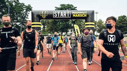 Der Mammut Marsch. Muss frau/man erst mal durchhalten.