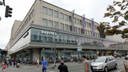 Die Karstadt-Filiale am Hermannplatz im Bezirk Kreuzberg. Entsteht hier bald ein Neubau?