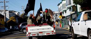 Vorgeschmack auf die aktuelle Ausstellung "Re-Imagining America" im Berliner Projektraum Spor Klübü. Die Arbeit ist vom Künstler Hans Hs Winkler.