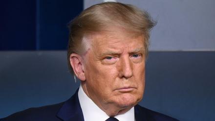 US-Präsident Donald Trump bei einer Pressekonferenz zum Coronavirus.