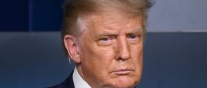 US-Präsident Donald Trump bei einer Pressekonferenz zum Coronavirus.