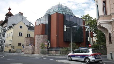 Die Synagoge in Graz. Erst wurde diese beschmiert, dann der Vorsitzende der Gemeinde angegriffen.