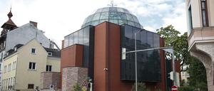Die Synagoge in Graz. Erst wurde diese beschmiert, dann der Vorsitzende der Gemeinde angegriffen.