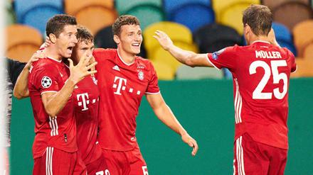 Finale? Finale! Die Bayern haben Grund zu jubeln.