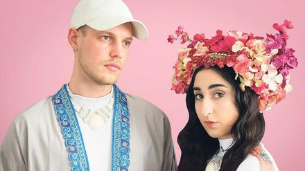 Dialektische Spannung. Lucas Herweg (links) und Dena Zarrin sind Madanii &amp; Llucid. 