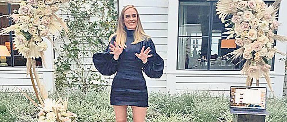 Die Sängerin Adele ließ sich im Mai 2020 für ihren Instagram-Account fotografieren.