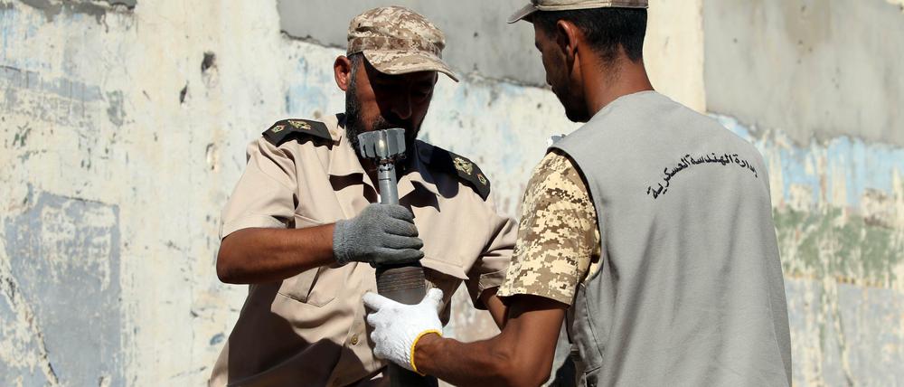 Stillstand. Die Waffen sollen in Libyen ruhen, hat die Regierung erklärt.