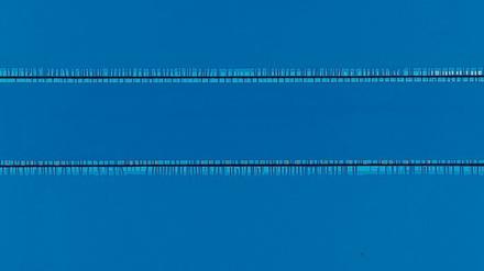 Demütig wie ein Amish. Manfred Mayerle schuf 2011 seine ganz eigene „Goldbergvariation“ aus geschichteten monochromen Farben.