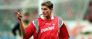 Spitzname Turbo. Andreas Buck war in seiner aktiven Zeit einer der schnellsten Fußballer der Bundesliga. Inzwischen führt er eine Versicherungsagentur und ist als Vermögensberater tätig.