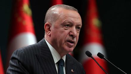 Will am Kurs im Gasstreit mit Athen festhalten: Recep Tayyip Erdogan, Präsident der Türkei (Archivbild)