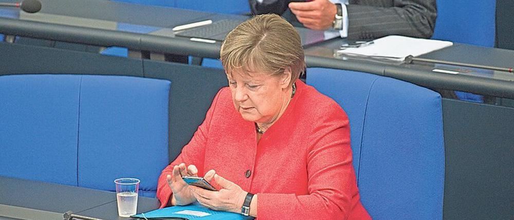 Bundeskanzlerin Angela Merkel hat mehrere Social-Media-Profile.