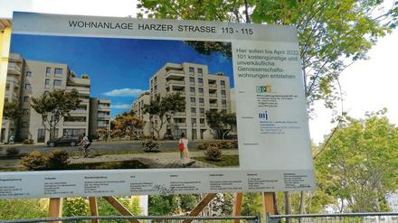 Vorzeigeprojekt. Auf dem ehemaligen Mauerstreifen an der Harzer Straße in Alt-Treptow will die Baugenossenschaft DPF Mietwohnungen errichten. 400 Interessenten hätten sich schon gemeldet. Aber das Bauamt des Bezirks meint, das Bauvorhaben passe nicht in die Umgebung. 