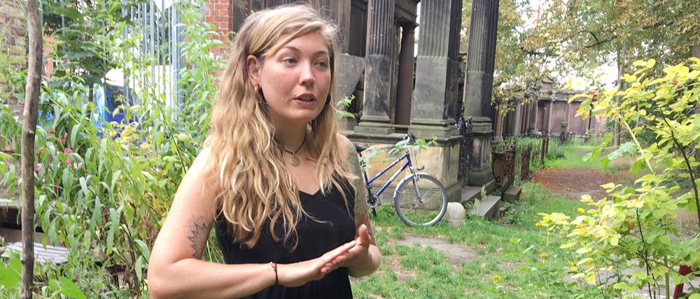 Mareike Homann hat noch viele Pläne – zum Beispiel könnte in dem wilden Paradies auch ein Barfußpfad entstehen. 