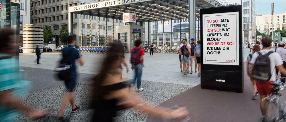 Die Berliner sollen auch selbst Vorschläge für die Plakate machen dürfen.