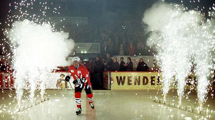 Große Nummer im Westen Berlins. Georg „Schorsch“ Holzmann war einer der Stars der damals unter Berlin Capitals firmierenden Preussen in der Eissporthalle an der Jafféstraße. 