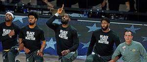 Haben auch einen politischen Auftrag in diesen Tagen: Die Spieler der NBA.