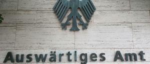 Das Logo des Auswärtigen Amtes.
