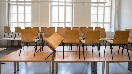 Ein leeres Klassenzimmer (Symbolbild).