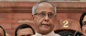 Der indische Ex-Präsident Pranab Mukherjee.