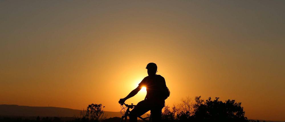 Unser Autor und sein Gravelbike: Es war Liebe auf den ersten Blick.