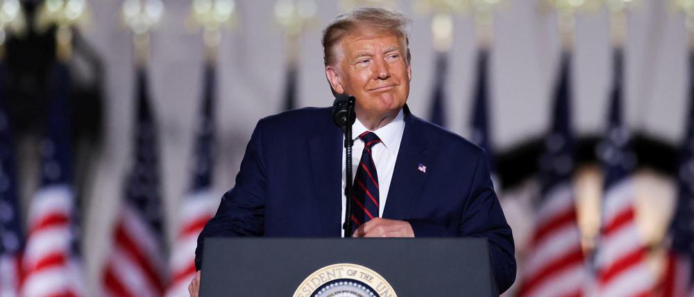 US-Präsident Donald Trump hat wie erwartet die Nominierung der Republikaner angenommen.