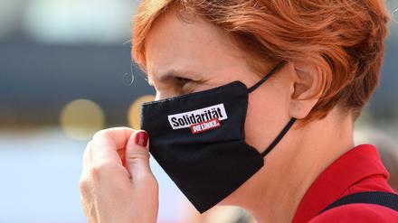 Katja Kipping, Parteivorsitzende der Partei Die Linke. 
