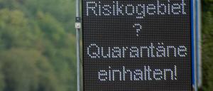 Experten halten die Quarantäne für wirksam - solange sie eingehalten wird.