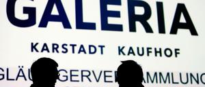 Die neuen Chefs bei Galeria Karstadt Kaufhof: Arndt Geiwitz (l.) , Gerallbevollmächtigter Frank Kebekus, Sachwalter.
