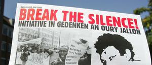 Demonstranten fordern immer wieder Aufklärung im Fall Jalloh.