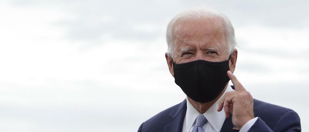 Im Angriffsmodus: "Es brennen Feuer, und wir haben einen Präsidenten, der die Flammen anfacht", sagte Joe Biden am Montag in der Stadt Pittsburgh. 