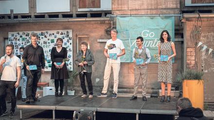 Nikolas Migut, Lisa Maria Neumann, Alexandra Horn, Holger Holland, Hassaan Alhassan und Ferdos Nasri wurden ausgezeichnet.