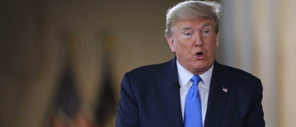 US-Präsident Trump legte einen denkwürdigen Auftritt bei Fox News hin.