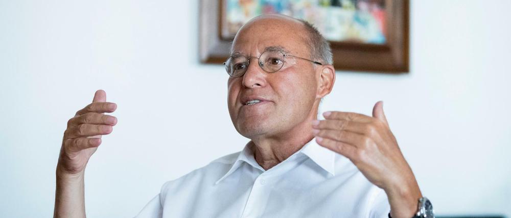 Gregor Gysi, außenpolitischer Sprecher der Partei Die Linke.